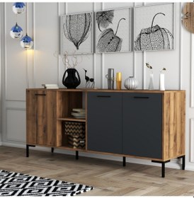 Resim 1630 AURORA METAL AYAKLI MODERN KONSOL 