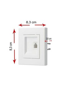 Resim Asfora Krem 1xrj11 Telefon Priz N11.87 