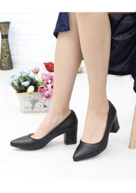 Resim Nesil Shoes Bln 410 Siyah Günlük Topuklu Kadın Ayakkabı-siyah Siyah 