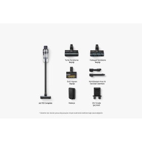 Resim Samsung Jet 550 WATT Turbo Başlıklı 75E 550 WATT Dikey Şarjlı Süpürge 