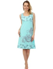 Resim Domasha Collection Pamuklu Büyük Beden Gece Gömleği 11661097 Lavanta 