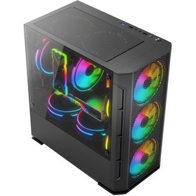 Resim Ramtech Run Ryzen 5 5500 32 GB 512 GB M2 RX580 Free Dos Masaüstü Bilgisayar 