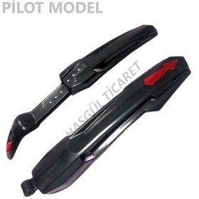 Resim HSGL BİSİKLET PLASTİK CAMURLUK Beyaz - Gri 