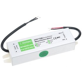 Resim Xiyyadms Su Geçirmez 24v 15w Led Sürücü Adaptörü - Ip67 Koruma, 90-250v Ac Giriş, Dış Mekan Aydınlatma İçin 