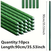 Resim Cloud011 1 Adet Bahçe Bağ Teli 10lu Yeşil Bitki Sebze Destek Çubuğu 90cm 