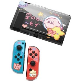 Resim Nintendo Switch Tpu Mat Kabartmalı Koruyucu Kılıf Kirby 