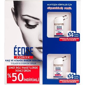 Resim Eeose Forte Kaş ve Kirpik Bakım Serumu 10 ml İkincisi % 50 İndirimli Paket 