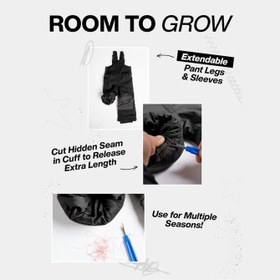 Resim Burton Toddlers' 2L One Piece Unisex Çocuk Sarı Snowboard Tulumu 