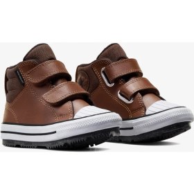 Resim Converse Chuck Taylor All Star Berkshire Bebek Kahverengi Deri Bot 
