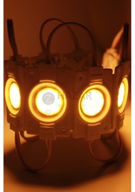 Resim 12 Volt 2.4 Watt Tekli Su Geçirmez Modül Led Gün Işığı (10 Adet) 