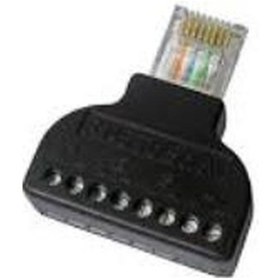 Resim Rj45 Klemensli Network Konnektör - Erkek 