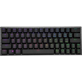 Resim Cooler Master SK622 SK-622-GKTR1-UK Kırmızı Switch Bluetooth RGB Mekanik Oyuncu Klavye 