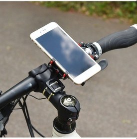 Resim Ulzyvf Aletsiz 360 Ayarlanabilir Şok Emici Bisiklet Telefon Tutucu - Bisiklet Aksesuarı Diğer 