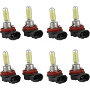 Resim 8x H11 55W 3000K Altın Sarı Halojen Işık Sis Lambası Ampul Far (Yurt Dışından) 