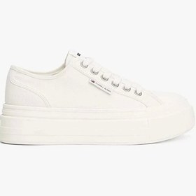 Resim Tommy Hilfiger TJW FOXING FLATFORM LC Kadın Sneaker EN0EN02736YBI 