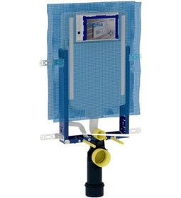 Resim Geberit Sigma Gömme Rezervuar 8 Cm 110.792.00.1 Beyaz - Mavi 