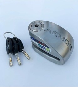 Resim Armor 14mm Alarmlı Disk Kilidi Paslanmaz Çelik 
