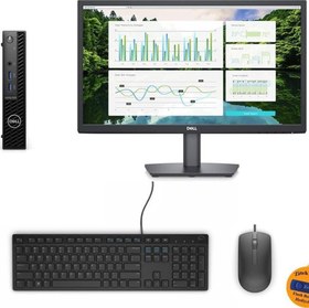 Resim Optiplex 3000mff I3-12100t 8 GB 512 GB SSD Freedos N007O3000MFF_VP_U Zi701 + Zitek 16 GB FB + E2223HN 21.5" Monitör 