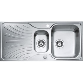 Resim TEKA Nerissa 60 B Mikro Keten Dokulu 1,5 Gözlü Sol Damlalıklı Eviye (TEKA.40109232) 