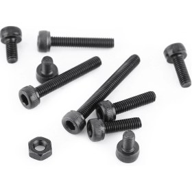 Resim Tenfowee 12.9 Dereceli M3 Kapaklı İç Altıgen Somun Ve Cıvata Seti 9 Farklı Uzunluk, 280 Adet - Dayanıklı Çelik, Dar Mekanlar İçin, Ev Ve Endüstriyel Kullanim 