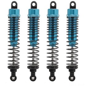 Resim Neevoyu 1:10 Rc4wd Hsp Dhk Off-road Araba Parçaları - Mavi 100mm Amortisörler 4 Adet 