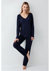 Resim Arnetta Kadın Lacivert Pijama Takımı Ar3460-s-v1 Lacivert 