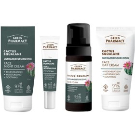 Resim Ultra Nemlendirici Cilt Bakım Seti Cactus & Squalane 4 Lü Set. 