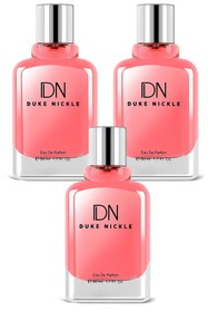 Resim Duke Nickle 3'lü Kadın Parfüm Seti - Favori Hafif Ve Kalıcı Pudramsı Meyve Çiçek Koku 50 ml Edp 