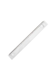 Resim Ark Mercekli Geniş Büro Cetveli 30 cm 179 Şeffaf 