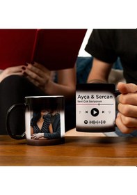 Resim Spotify Tasarımlı Sihirli Kupa Bardak 1 Adet 2839 