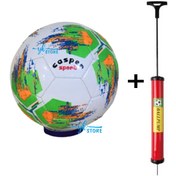 Resim YKSTORE Dikişli Futbol Topu Yüksek Kaliteli 5 Numara ve Şişirme Pompası Hediye 