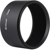 Resim ZSZH Orta Telefoto Lens Için En Uygun Olanın 72MM Konu Tipi Düz Tüp Full Metal Lens Hood Gölge(Yurt Dışından) 