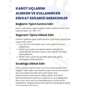 Resim Servet Makina Ø60 x 450MM Srvmt Karot Ucu 