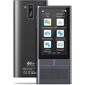 Resim Ruısj Dil Tercüman Cihazı, 139 Dil Için Iki Yönlü Anlık Ses Tercümanı 