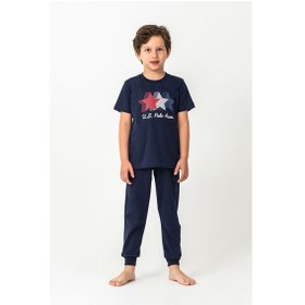 Resim U.s. Polo Assn. Erkek Çocuk Lacivert Pijama Takım 5274-49846 Lacivert 