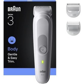 Resim Braun Vücut Tıraş Makinesi Series 3, +3 Aksesuar, Su Geçirmez, Bg 
