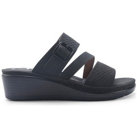 Resim 105511.z5fx Siyah Kadın Dolgu Topuk Terlik 000000000101985290 Çok Renkli 