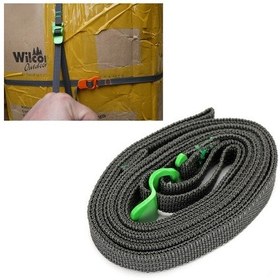 Resim Sones Açık Hava Hızlı Çözme Bağlama Bandı İpi / Sırt Çantası Paketleme Bandı Yeşil 
