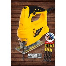 Resim Proxtech Premium Kalite 6 Kademe Devirli Ahşap Ustası Yüksek Tork Keskinlik Ağaç,sunta Kesme Dekupaj Testere 