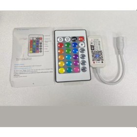 Resim El Kumandası Rgb Uzaktan Kumanda Led Işık Wıfı Remote Controller Kontrol 5metre Dc 5-24v 