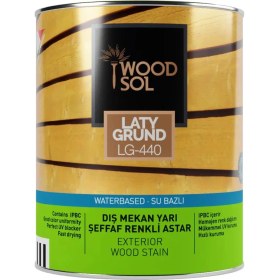 Resim Woodsol Latygrund Dış Mekan Yarı Şeffaf Renkli Ahşap Astar 0000 Clear 0.75 l 