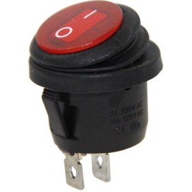 Resim Ic-133W Yuvarlak Işıksız Anahtar Su Geçirmez 