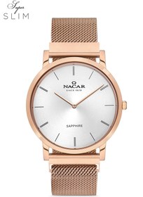 Resim Nacar Safir Cam Rose Gold Erkek Kol Saati Nc34-290310-rsm 
