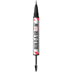Resim Maybelline Bulid-A-Brow 2In 1 Brow Pen - Kaş Kalemi No: 260 Deep Brown 