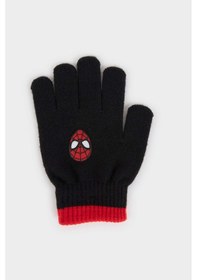 Resim Defacto Erkek Çocuk Marvel Spiderman Triko Eldiven X9305a625wnbk32 Siyah 