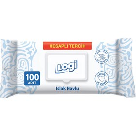 Resim Logi Islak Havlu 100'lü 