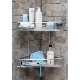 Resim Primanova Paloma Alu. Banyo Rafı 2'Li Mat Eloksal 