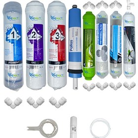 Resim Pemax Water Solutions Kapalı Kasa Su Arıtma Cihazı STD 8'li Pallas Mebran Alkali-Şeffaf Mineral-Detox-Gümüş İyon Tat 