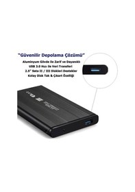 Resim Hdd Kutusu Harddisk Kutusu 2.5" Sata Usb 3.0 Alüminyum 