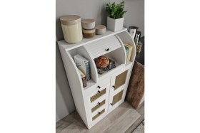 Resim Merlin Mobilya Astana 9 Bölmeli Kuru Bakliyat Saklama Kileri+Ekmeklik(Sabit) 